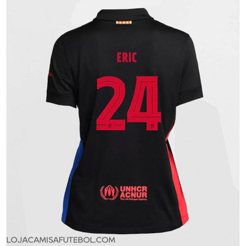 Camisa de Futebol Barcelona Eric Garcia #24 Equipamento Secundário Mulheres 2024-25 Manga Curta